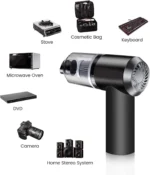 استخدامات المكنسة الكهربائية الصغيرة في تنظيف الكاميرا والبوتاجاز والكمبيوتر