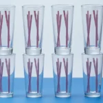 طقم شوب عصير لومينارك أوكسفورد ريد 6 قطع