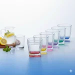 طقم كوب عصير luminarc اسعار استرلينج رينبو الملونة