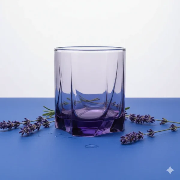 طقم كوب باشابتشي لونا موف 6 قطع زجاجي فاخر