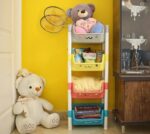 تربو الشبح بلاستيك في الحمام لتنظيم أدوات الاستحمام