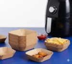 عبوة ورق ايرفراير 50 قطعة بجانب القلاية الهوائية