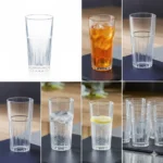 طقم شوب لومينارك لنس مع مشروبات صيفية منعشة وثلج