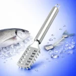 قشارة سمك ذكية مزودة بخزان لتجميع القشور ومنع الفوضى