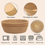 مميزات ورق ايرفراير المربع قاعدة مسطحة وحواف مرتفعة ومقاومة للزيت