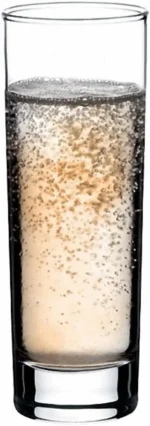 شوب عصير سايد باشاباتشي زجاج شفاف بقاعدة ثقيلة