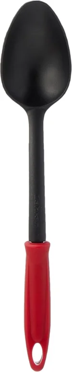 رأس ملعقة توزيع زهران السوداء بلقطة مقربة