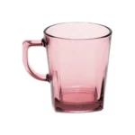 أكواب زجاج ملون للمشروبات الساخنة والباردة