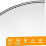 تنظيف مانع طرطشة الزيت الستانلس ستيل بسهولة