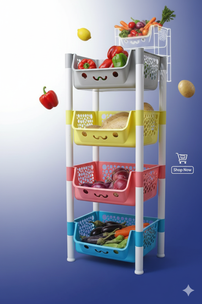 أبعاد وتصميم تربو الشبح بلاستيك 4 أدوار مودرن