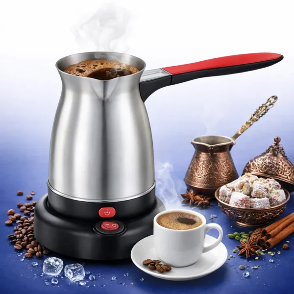 افضل غلاية كهربائية لتحضير القهوة التركية والشاي ماركة فيو الستانلس ستيل