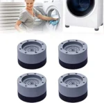 طقم قواعد حامل غسالة ملابس AREXOL مكون من 4 قطع لثبات فائق