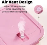 علب ثلاجه بفتحة تهوية للبخار (Air Vent).