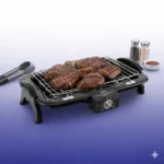 شرائح ستيك مشوية على الشواية الكهربائية