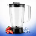 دورق خلاط عصير سعة 1.5 لتر مع شفرات ستانلس ستيل