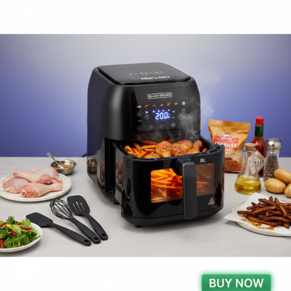 اير فراير بلاك اند ديكر سعة 8 لتر الأصلية