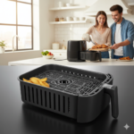 سلة قلاية هوائية سهلة الفك والتنظيف