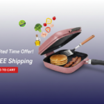 جريل مزدوج لشوي اللحوم والدجاج بدون زيت