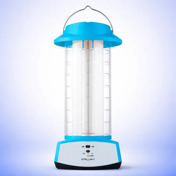 كشاف طوارئ ليد فائق الإضاءة باللون الأبيض ينير غرفة مظلمة في السويس