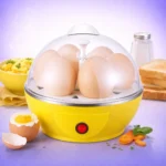 سلاقة بيض هوم ماستر كهربائية سعة 7 بيضات بتصميم أنيق وغطاء شفاف في السويس