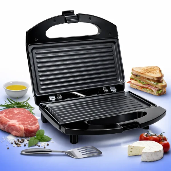 توستر وسخان ساندوتش سيتي جريل جرانيت بتصميم رمادي أنيق في السويس