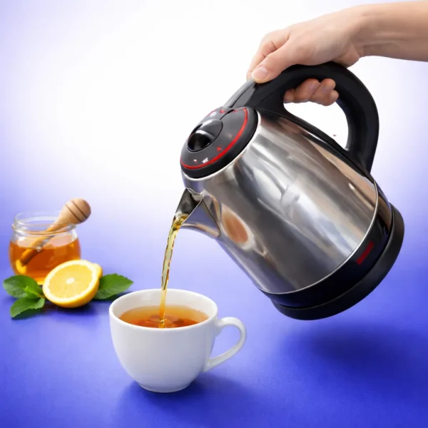 كاتل زجاجي بإضاءة LED وغليان سريع للماء بمدينة السويس