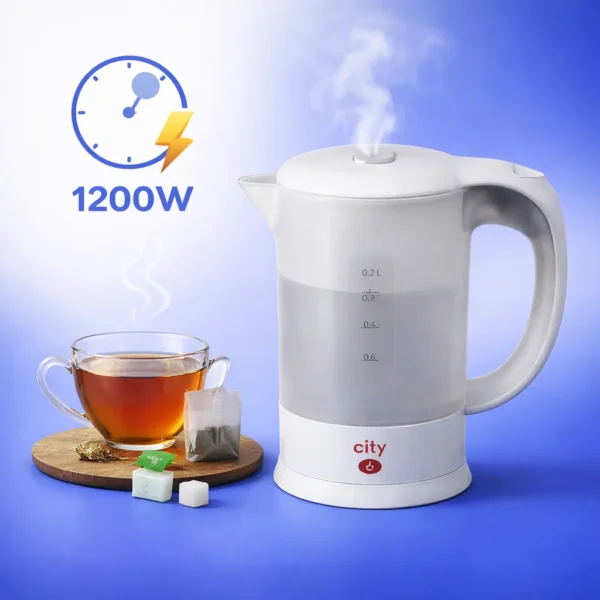 كاتل بلاستيك كهربائي خفيف الوزن بمؤشر قياس الماء في السويس