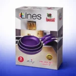 طقم طاسات جرانيت لاينز 3 قطع تركي أصلي بتصميم رخامي في السويس