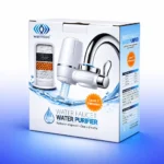 فلتر مياه حنفية سيراميك أبيض سهل التركيب