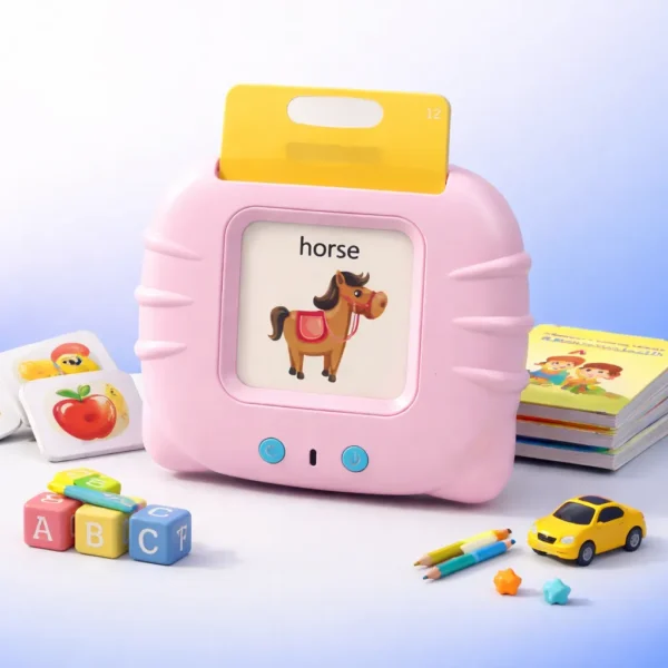 جهاز تعليم الاطفال الناطق بالبطاقات الذكية لغتين