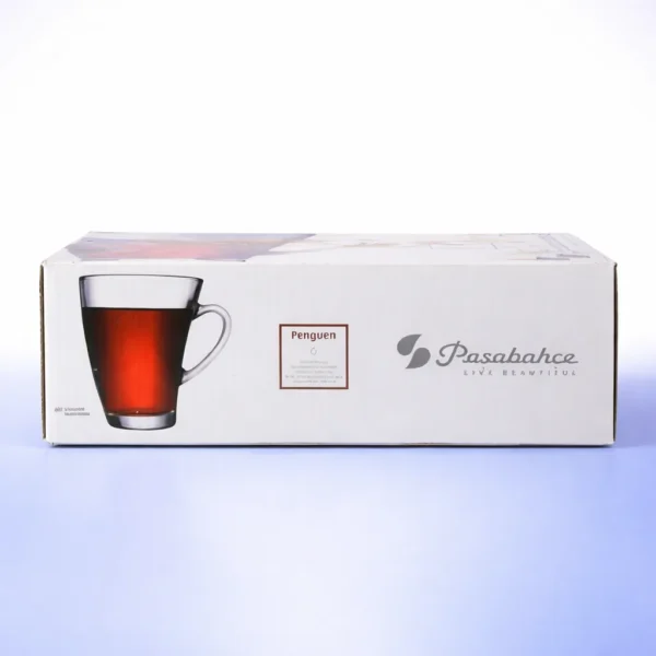 طقم مجات زجاج باشابتشي Basic ممتلئة بالقهوة والشاي