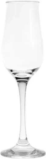 كأس شوب عصير باسباتشي زجاجي بتصميم Wavy