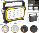 إضاءة جانبية COB لكشاف محمول يعمل كفانوس تخييم في السويس