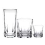 طقم شوب مياه وزجاج عصير بأحجام مختلفة