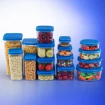 علب تخزين طقم ثلاجة الوطنية للحبوب والبقوليات