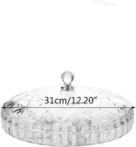 مقاس قطر طبق تسالي أكريليك 31 سم