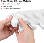 مرونة قالب سليكون العربي مول لاستخراج الأيس كريم البيضاوي دون تكسير