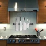 تصميم عصري ومتين لـ حامل سكاكين مغناطيس مقاوم للصدأ