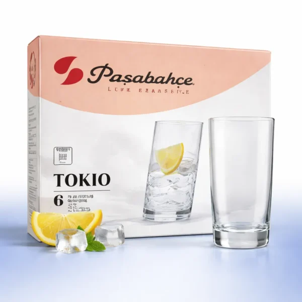 طقم شوب عصير باشابتشي TOKIO مع مشروب ليمون منعش وثلج