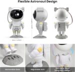 أبعاد وتفاصيل جهاز astronaut galaxy projector القابل للتعديل.