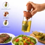تفكيك أجزاء بخاخة زيت وموزع الطعام لتوضيح سهولة التنظيف والغسيل