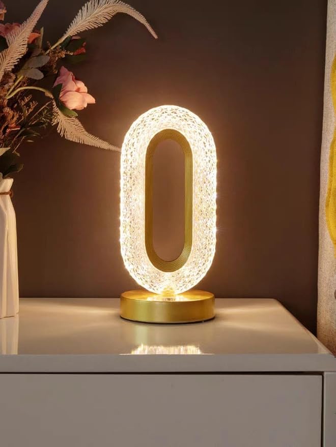 اباجورة bedside lamp بإضاءة LED خافتة بجانب السرير