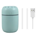 فواحة عطرية كهربائية التراسونيك مضيئة - فواحة كهرباء محمولة للمنزل والسيارة بـ 7 ألوان LED - Image 4
