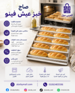 صاج العيش الفينو استانلس ستيل مثقوب للمخبوزات